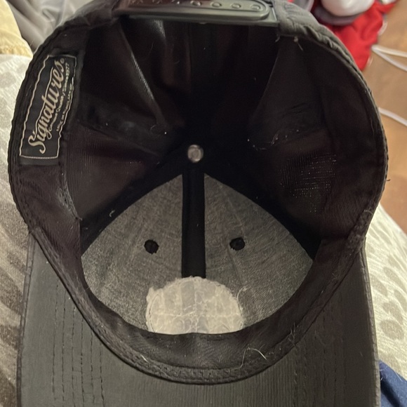 Golf logo ball cap Signature Black Snapback Adjustable Hat Cap Golf Logo - Picture 10 of 10